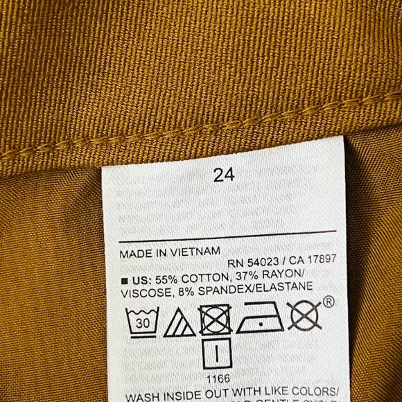 Old Navy High-Rise Pixie Flare Pants Women's Plus Size 24 Stretch Brown NWT - Picture 8 of 12